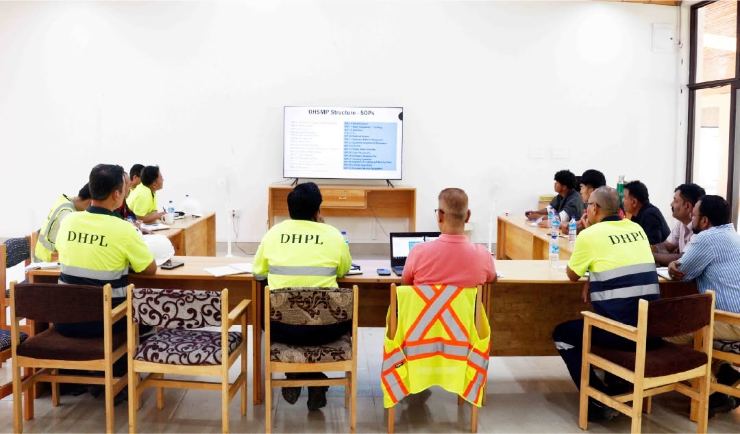 Occupational health and safety training session